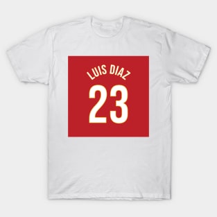 Luis Diaz 23 Home Kit - 22/23 Season T-Shirt